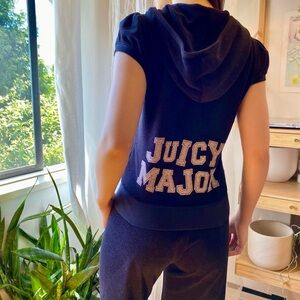 Vintage Y2K Made in America Juicy Couture Terry Tracksuit JUICY MAJOR